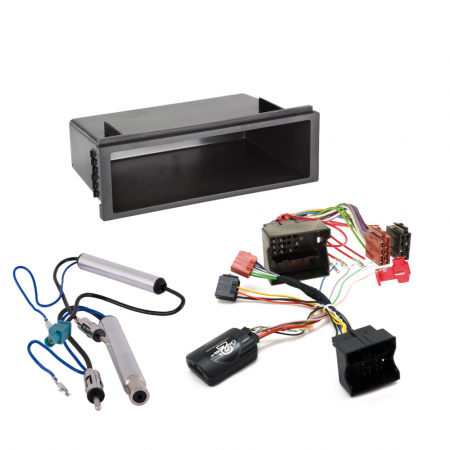 Installationspaket 1-DIN, VW Transporter T5 (18cm bred stereo) i gruppen Billjud / Vad passar i min bil / Volkswagen / Transporter / Transporter T5 2003-2009 / Byta stereo Transporter T5 2003-2009 hos BRL Electronics (SETVWT5PKT1)