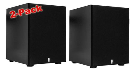 2st System One W-12 Svart i gruppen Hemmaljud / Högtalare / Subwoofers hos BRL (SETW12X2)