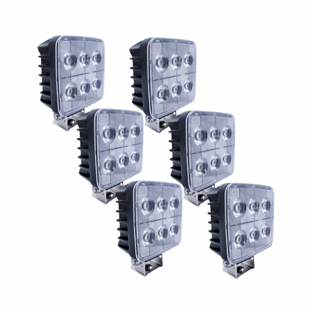 6-pack NIZLED W36RF Arbetsbelysning 36W (4200 lumen), arbetsljuspaket i gruppen Billjud / LED-Belysning / LED-lampor / Arbetsbelysning hos BRL Electronics (SETW36RFX6)