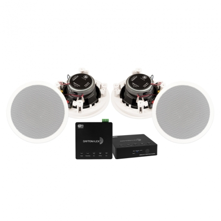 Dayton Audio WB40A med 2 par DLS IC611, multiroompaket i gruppen Paketlösningar / Paket för hemmet / Multiroompaket hos BRL (SETWB40APKT4)