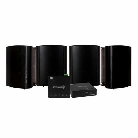 Dayton Audio WB40A & 2 par DLS MB5i, vit i gruppen Paketlösningar / Paket för hemmet / Multiroompaket hos BRL Electronics (SETWB40APKT6)
