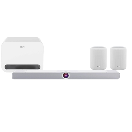 WiiM Bar surroundpaket med WiiM Sub Pro och Sound Lite, vit i gruppen Paketlösningar / Paket för hemmet / Hemmabio & Hemmabiopaket hos BRL (SETWIIMBARPKT4)