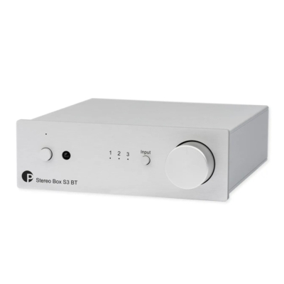Pro-Ject Stereo Box S3 BT, integrerad stereoförstärkare, silver