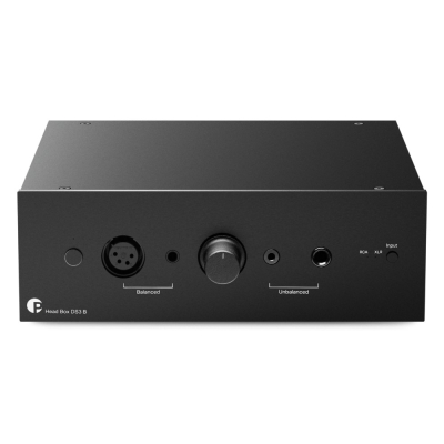 Pro-Ject Head Box DS3 B, balanserad hörlursförstärkare, svart