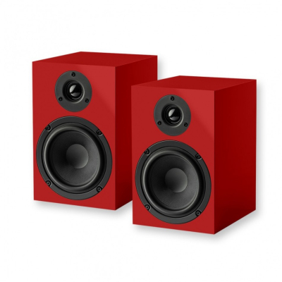Pro-Ject Speaker Box 5 E, stativhögtalare, par, röd