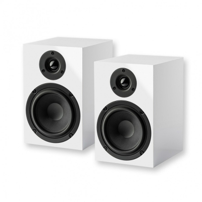 Pro-Ject Speaker Box 5 E, stativhögtalare, par, vit