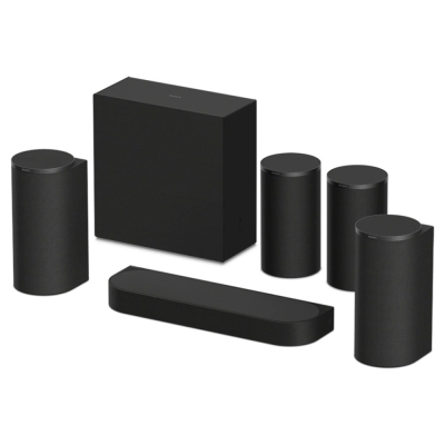 Sony BRAVIA Theatre Trio 5.1 hemmabiosystem med Sub 8 och Rear 9