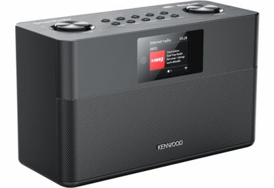Kenwood CR-ST100S-B, svart radio med Wi-Fi, Spotify Connect, DAB+ & mer