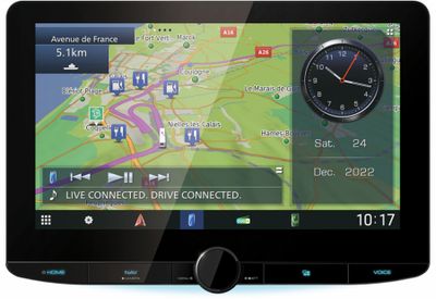 Kenwood DNR-992RVS, bilstereo med navigation, DAB+, Apple CarPlay och mer! returexemplar