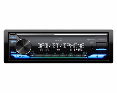 JVC KD-X482DBT bilstereo med Bluetooth, AUX/USB och DAB+, returexemplar