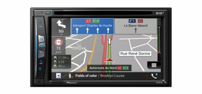 Pioneer AVIC-Z730DAB, bilstereo med trådlös Apple CarPlay, navigation och DAB+