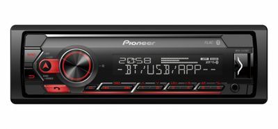 Pioneer MVH-S420BT, bilstereo med Bluetooth, AUX och USB, returexemplar