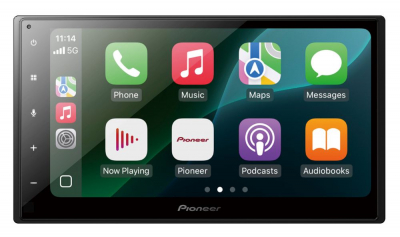 Pioneer SPH-DA150BT, bilstereo med CarPlay, Android Auto och Bluetooth, returexemplar