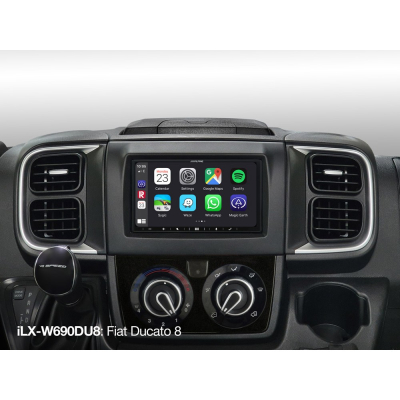 Alpine iLX-W690DU8, bilstereo med CarPlay, Android Auto och DAB+ till Ducato 8