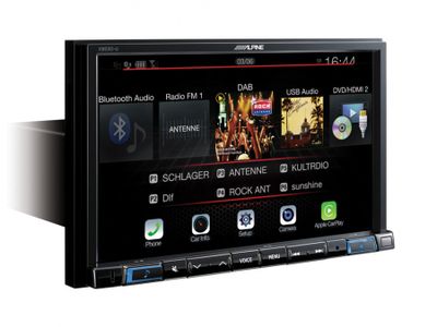 Alpine X803DC-U, bilstereo till bl.a husbilar & med Apple CarPlay/Android Auto