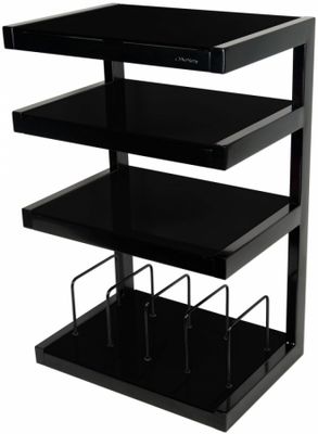 Norstone Esse Hifi Vinyl, svart stereobänk