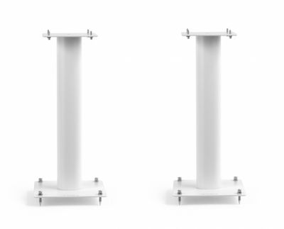 Norstone Stylum 1, högtalarstativ mattvita 50 cm höga