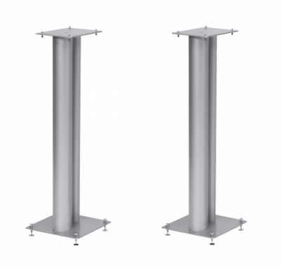 Norstone Stylum 3, högtalarstativ matt silver 80 cm höga