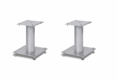 Norstone Stylum S, högtalarstativ silver 20 cm höga
