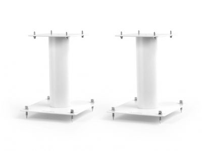 Norstone Stylum S, högtalarstativ mattvita 20 cm höga