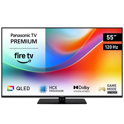Panasonic TV-55W85BEZC, 55-tums 4K QLED-TV med Fire TV