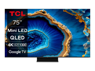 TCL 75C805, 75 tum QD-Mini LED 4K Google TV