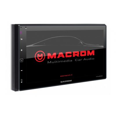Macrom M-DL6800DAB, bilstereo med Bluetooth, DAB och 2 par lågnivåutgångar