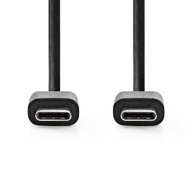 NEDIS 176CCGL60700BK30 USB-C-kabel, svart, 3 meter
