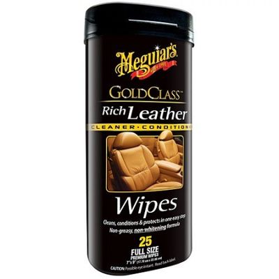 Meguiars Gold Class Rich Leather Wipes