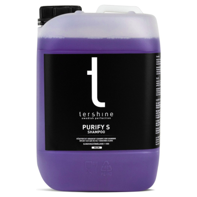 Tershine Purify S - Shampoo, keramiskt schampo, hallon 5 L