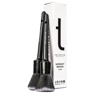 Tershine Supersoft Brushes, supermjuka penslar, 2-pack