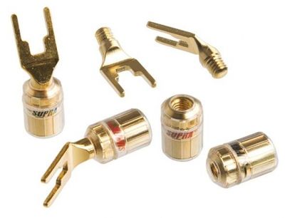 Supra Combicon Spade M6, 4-pack spadkontakter