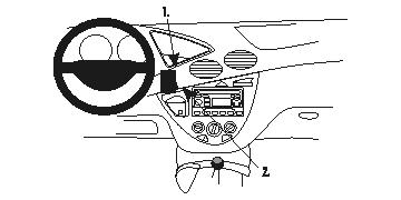 Brodit Förstärkt ProClip, Ford Focus 99-04