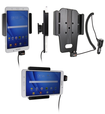 Brodit Aktiv hållare med cigg-kontakt, Samsung Galaxy Tab A 7.0 (2016) SM-T280/SM-T285 