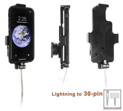 Brodit Hållare för Kabelanslutning, Apple iPhone X/Xs