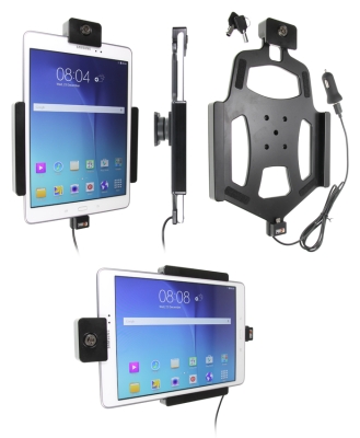 Brodit Hållare med nyckel-lås, Samsung Galaxy Tab A 9.7 