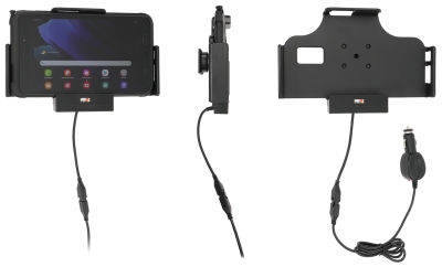 Brodit Aktiv hållare med cigg-kontakt, Samsung Galaxy Tab Active 2 SM-T390/SM-T395/3 SM-T570/SM-T575/5 SM-X300/SM-X306B