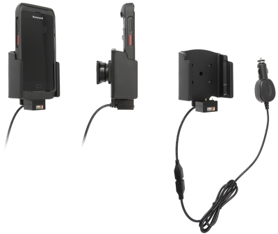 Brodit Aktiv hållare med cigg-kontakt, Honeywell CT40/CT40 XP