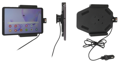 Brodit Aktiv hållare med USB-kabel och cigg-adapter, Samsung Galaxy Tab A 8.4 (2020) SM-T307 