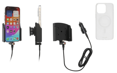 Brodit Mobilskal med Aktiv hållare och billaddare, Apple iPhone 15 Pro Max 