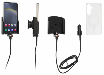 Brodit Mobilskal med Aktiv hållare och billaddare, Samsung Galaxy S24 SM-S921B/DS 