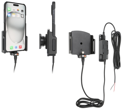 Brodit Aktiv hållare för fast installation, Apple iPhone 15 Plus/15 Pro Max/16 Plus/16 Pro Max