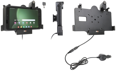 Brodit Hållare med nyckel-lås, Samsung Galaxy Tab Active 3 SM-T570/SM-T575/5 SM-X300/SM-X306B