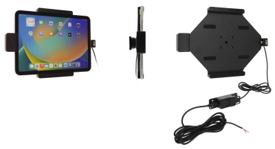 Brodit Hållare med fjäder-lås, Apple iPad 10th Gen (A2696, A2757, A2777)/2025 A16 (A3354, A3355, A3356)