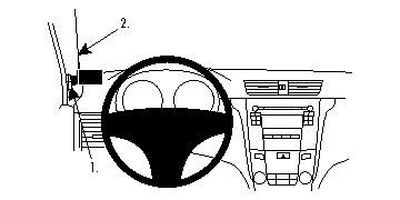 ProClip Monteringsbygel Suzuki Kizashi 10-15, Vänster