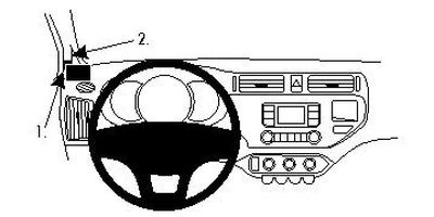 Kia Rio 12-15, Vänster