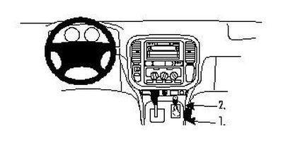 Toyota LandCruiser 100 98-01/Lexus LX 99-02, Konsol