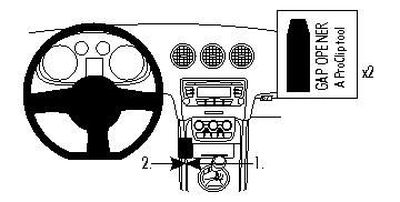 Audi TT 07-14, Konsol, Vänster