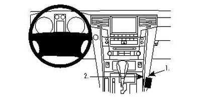 Lexus LX Serie 08-15, Konsol