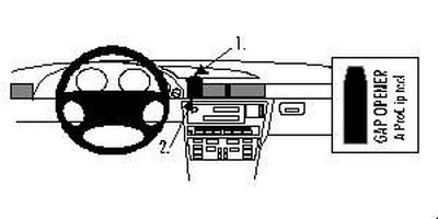 BMW 728-750 E38 94-01, Centrerad